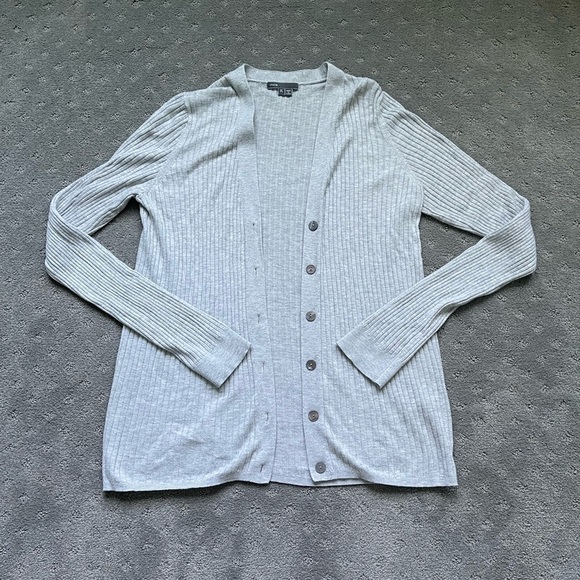 Vince Ribbed Cardigan - Picture 1 of 5